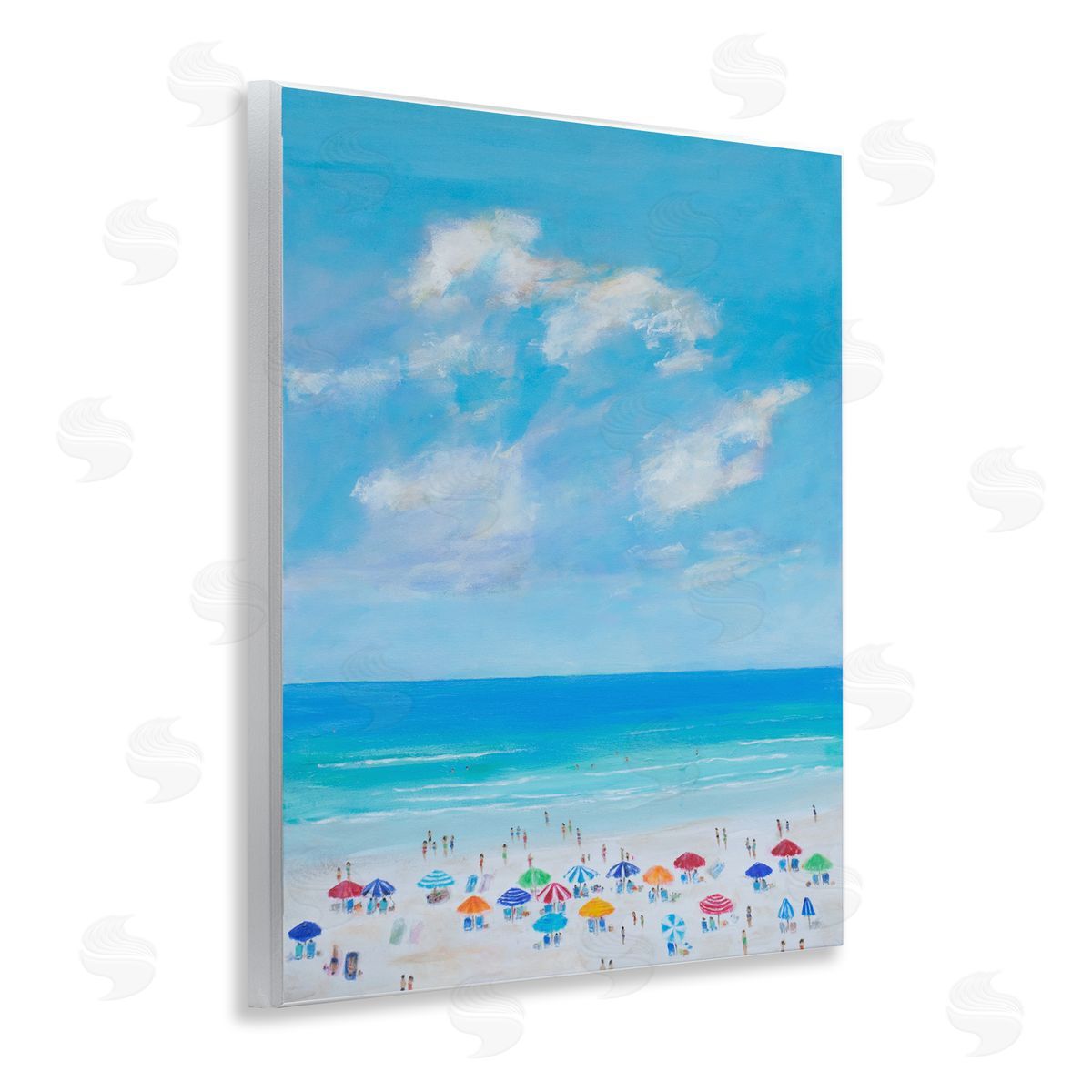 S.H. Kahn Summer Breeze Over Beach Canvas Wall Art Print