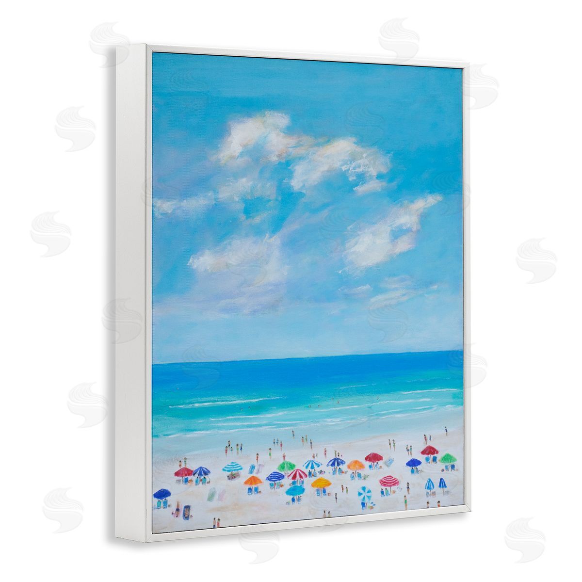 S.H. Kahn Summer Breeze Over Beach Canvas Wall Art Print