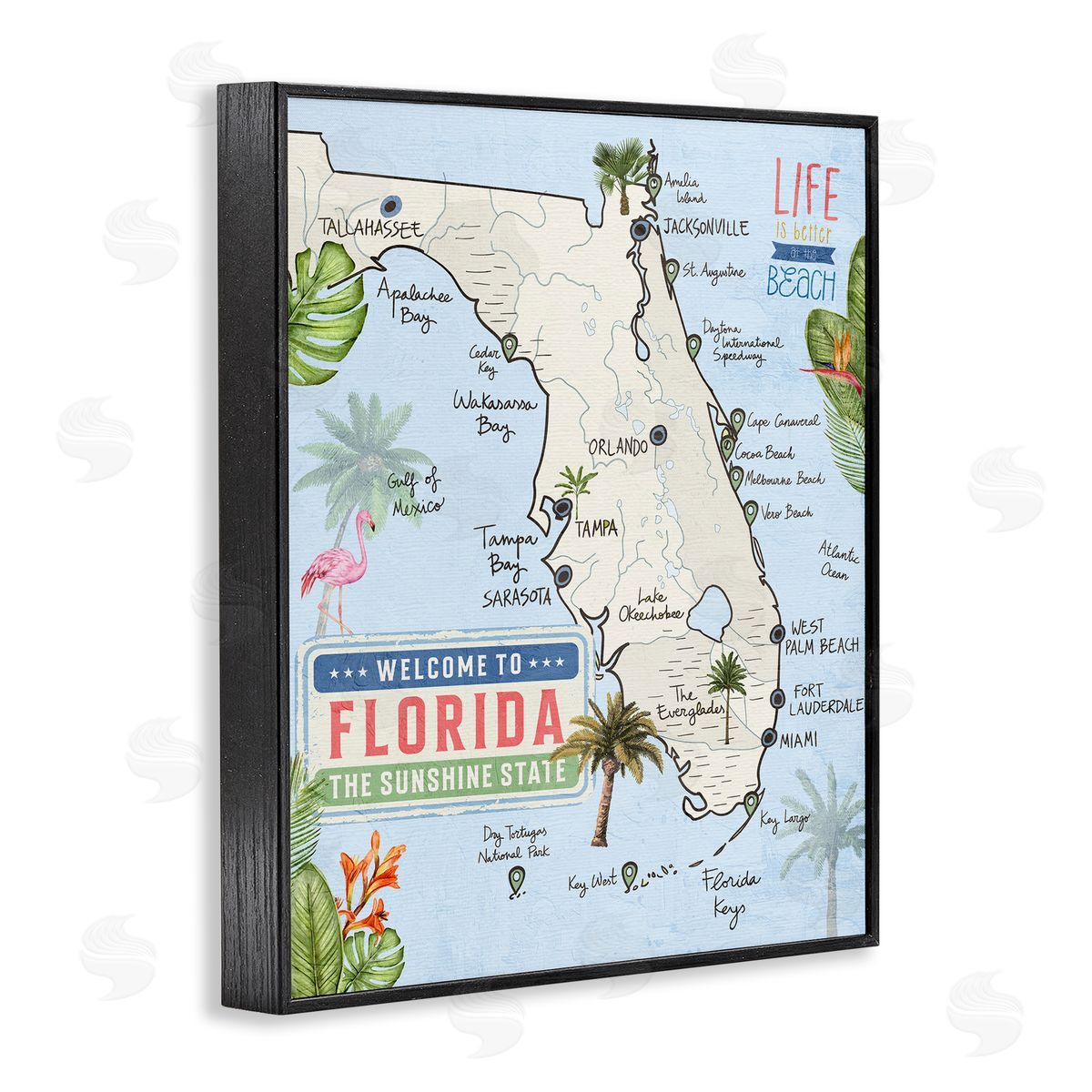 Kim Allen | Florida Map Beach Life