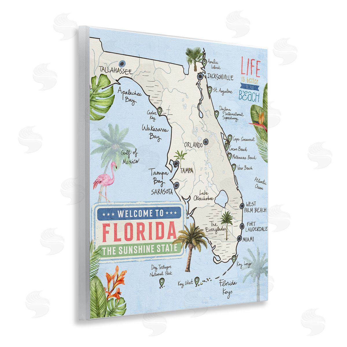 Kim Allen | Florida Map Beach Life