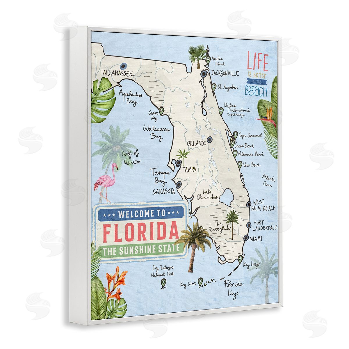 Kim Allen | Florida Map Beach Life