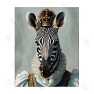 Kim Allen | Zebra Queen Regal Portrait