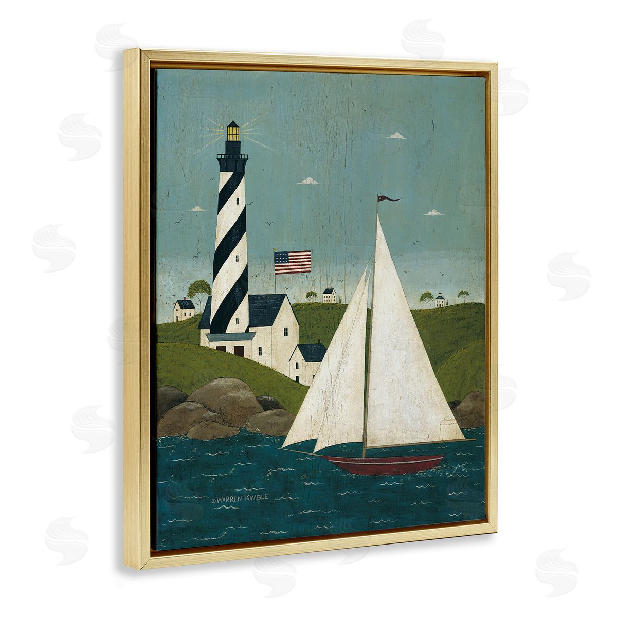Warren Kimble | Coastal Breeze Sailboat Scene