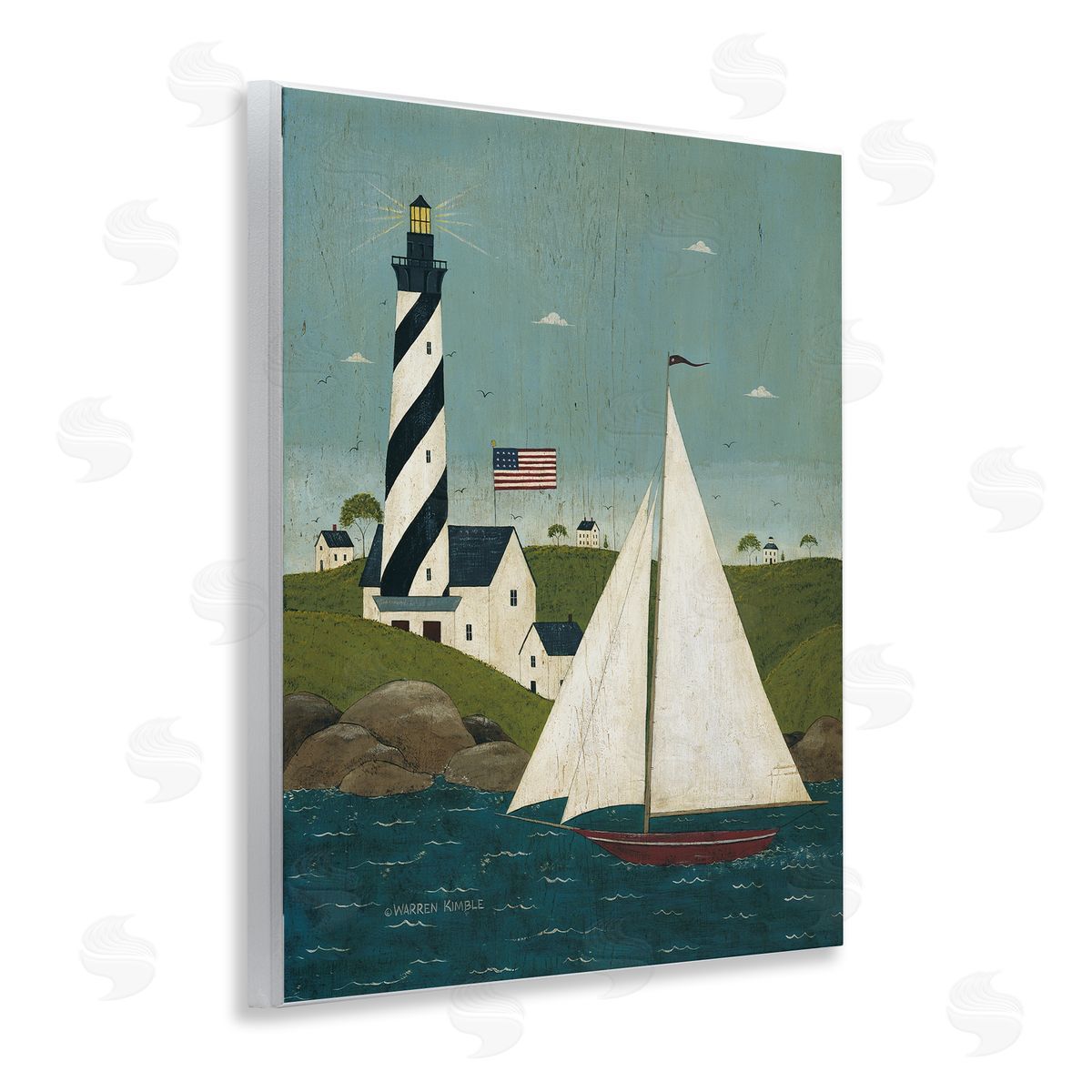 Warren Kimble | Coastal Breeze Sailboat Scene