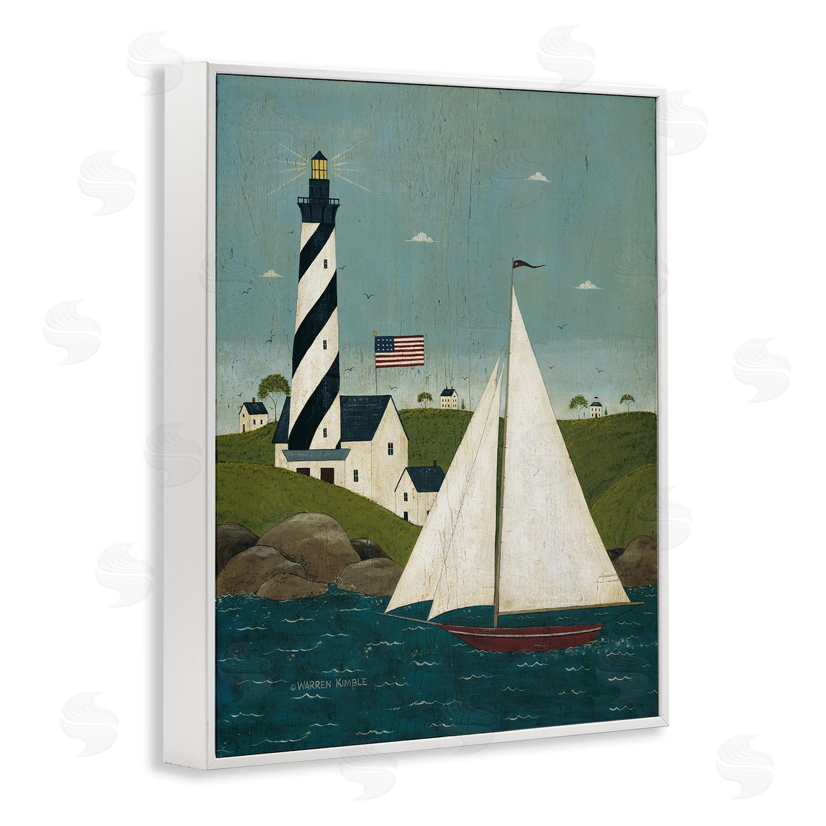 Warren Kimble | Coastal Breeze Sailboat Scene