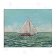 Danielle Murray | Green Toned Classic Sailboat