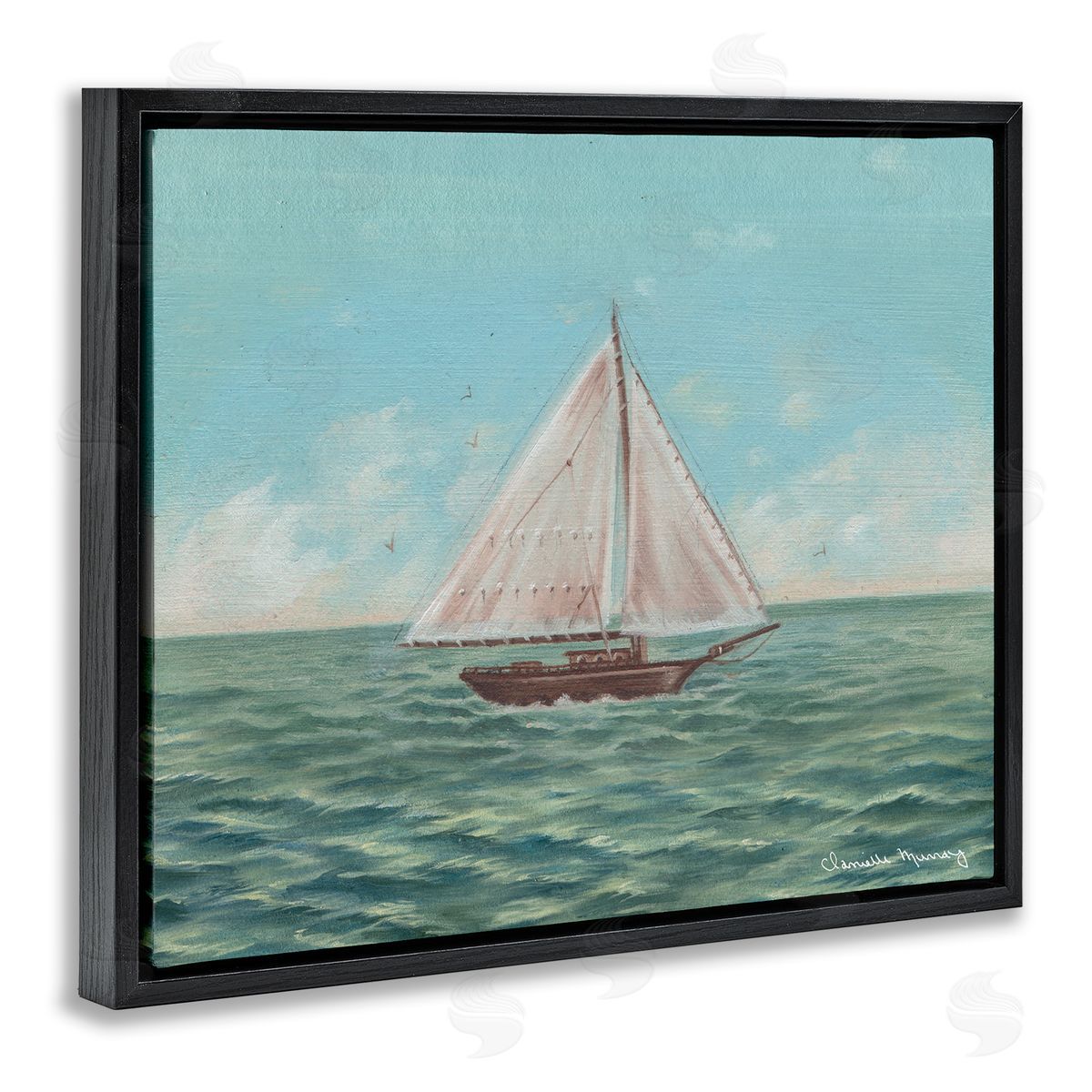 Danielle Murray | Green Toned Classic Sailboat