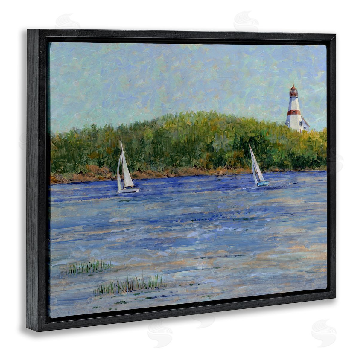 Tim Coffey | Lighthouse and Sailboats Seascape