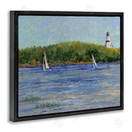 Tim Coffey | Lighthouse and Sailboats Seascape