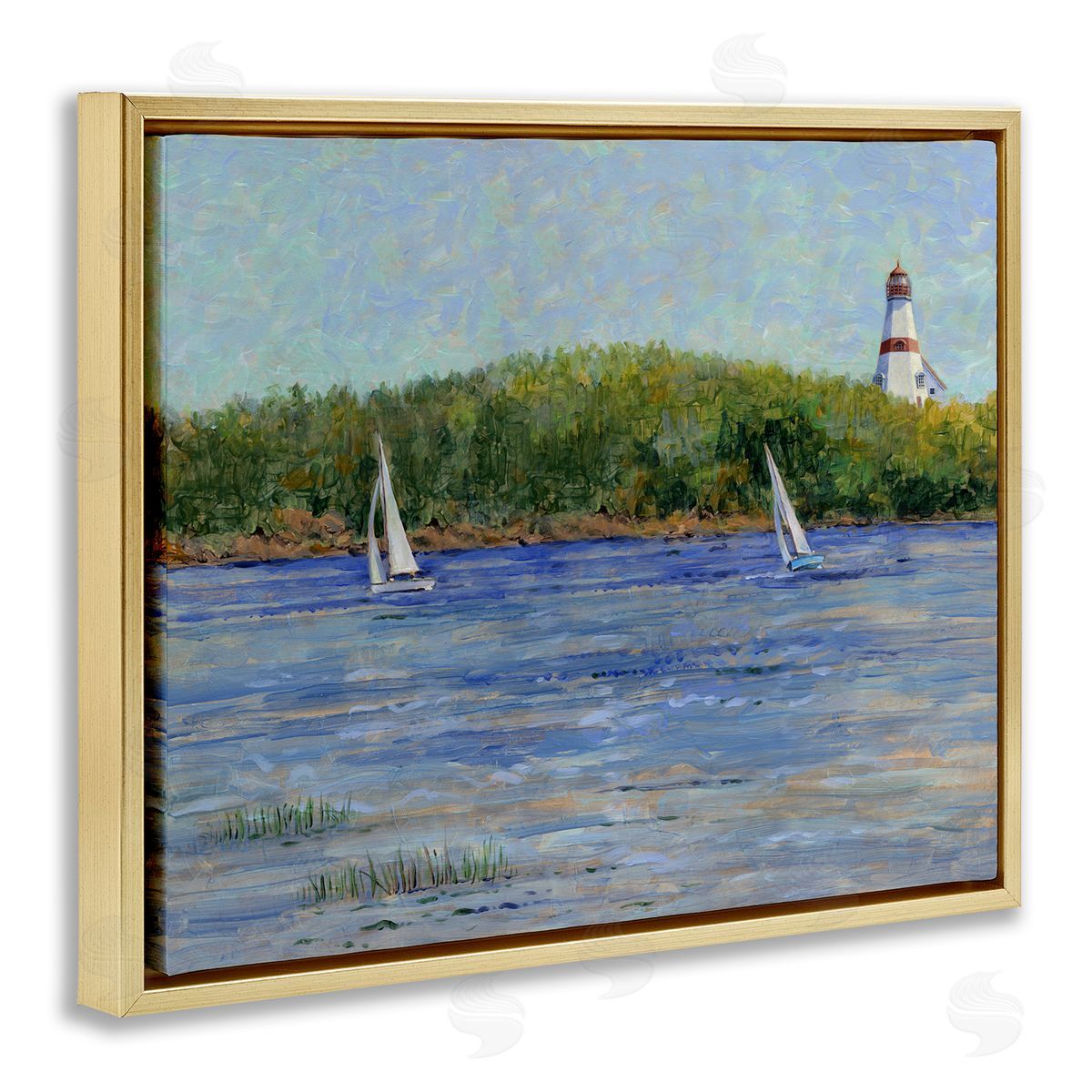 Tim Coffey | Lighthouse and Sailboats Seascape