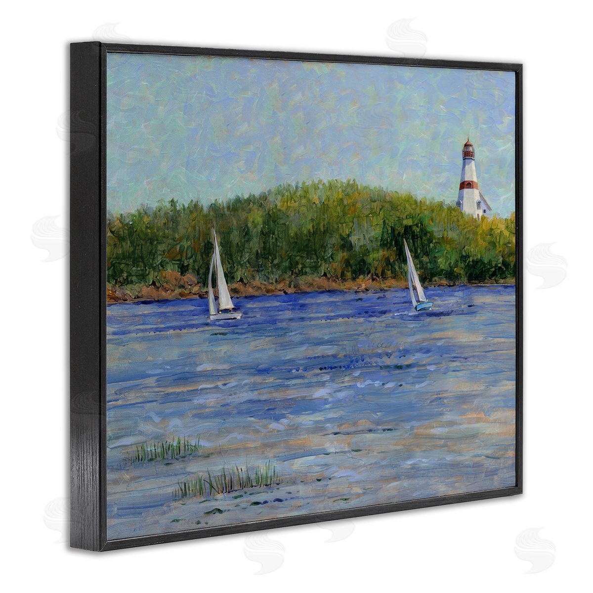 Tim Coffey | Lighthouse and Sailboats Seascape