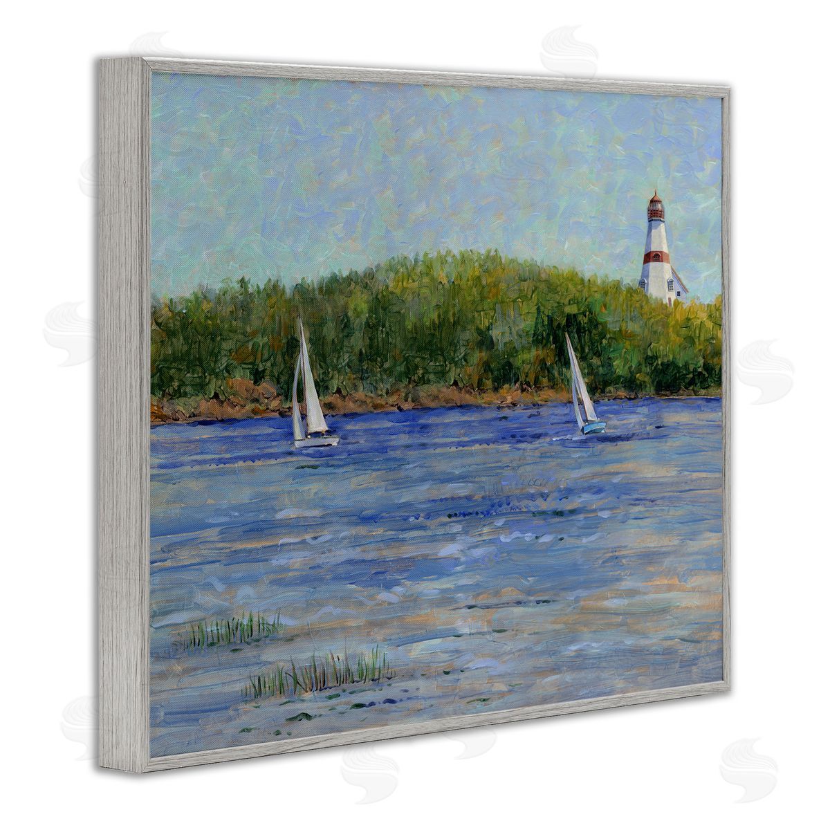 Tim Coffey | Lighthouse and Sailboats Seascape