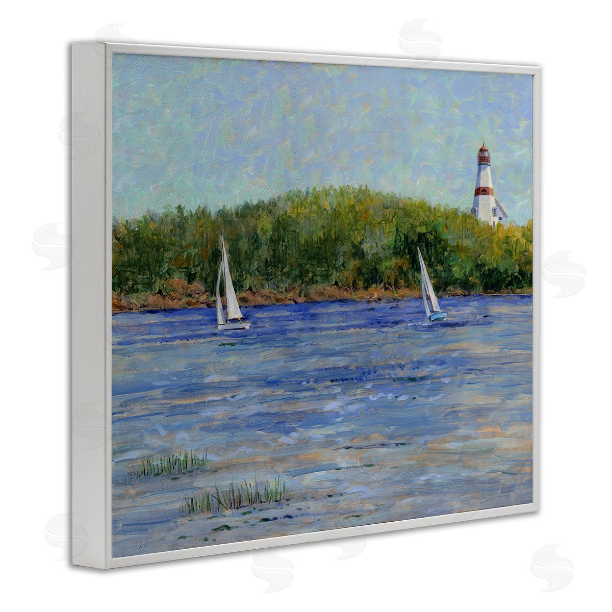 Tim Coffey | Lighthouse and Sailboats Seascape