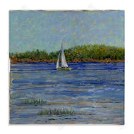 Tim Coffey | Lone Sailboat Seascape