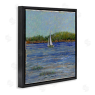 Tim Coffey | Lone Sailboat Seascape