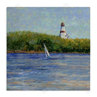 Tim Coffey | Single Sailboat & Lighthouse