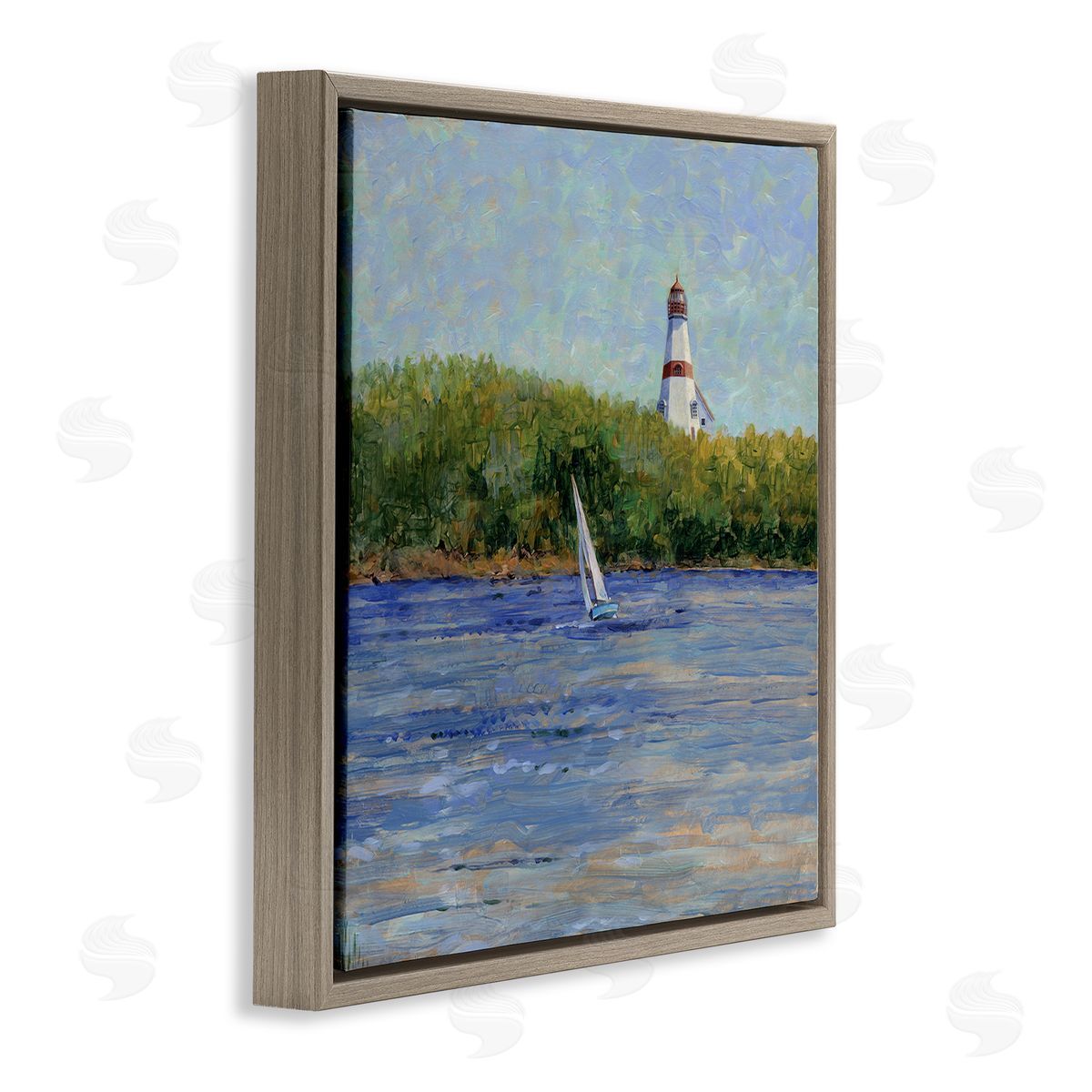 Tim Coffey | Single Sailboat & Lighthouse