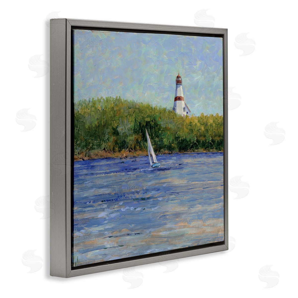Tim Coffey | Single Sailboat & Lighthouse