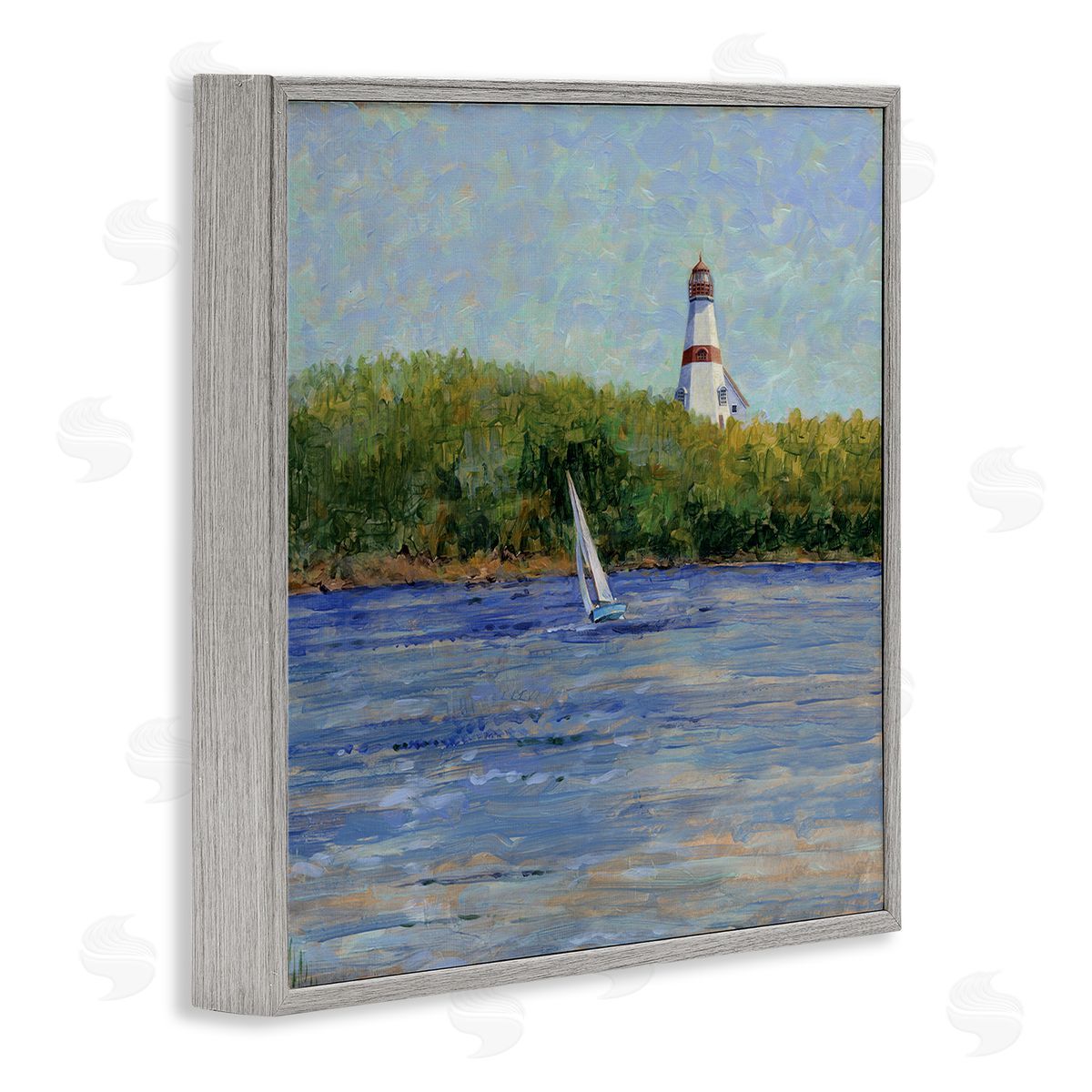 Tim Coffey | Single Sailboat & Lighthouse