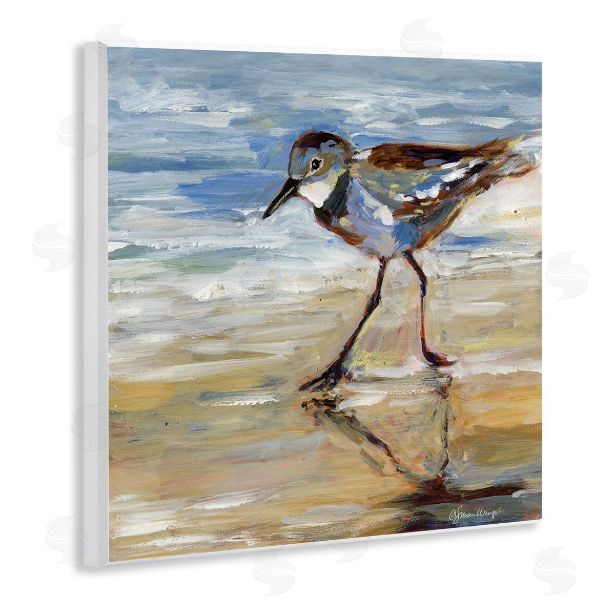 Susan Winget | Sandpiper and Beach Tide