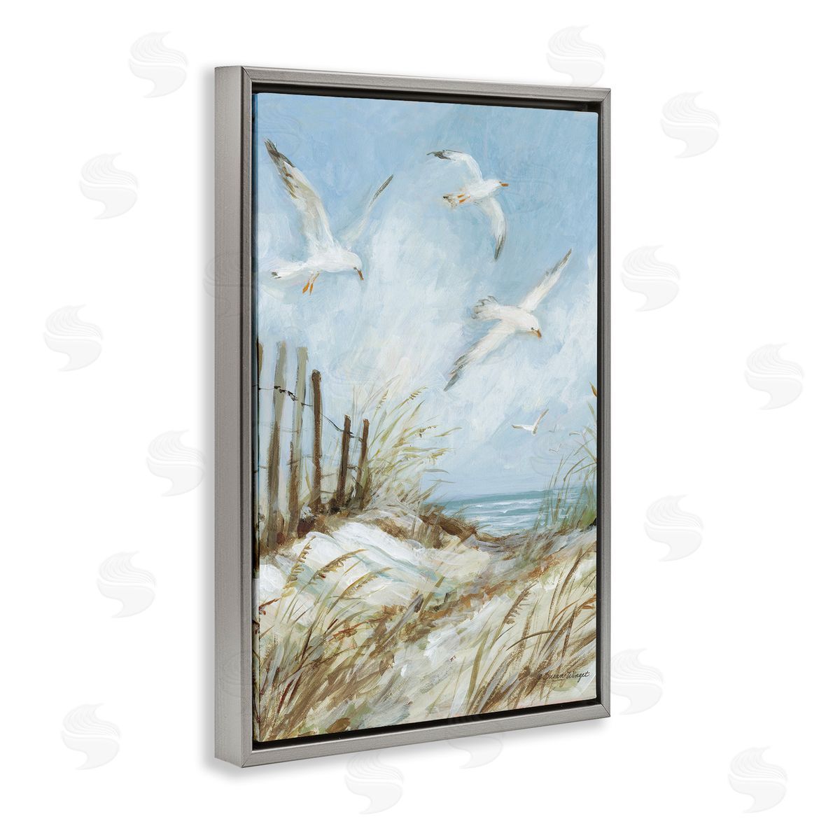 Susan Winget | Beach Path With Seagulls