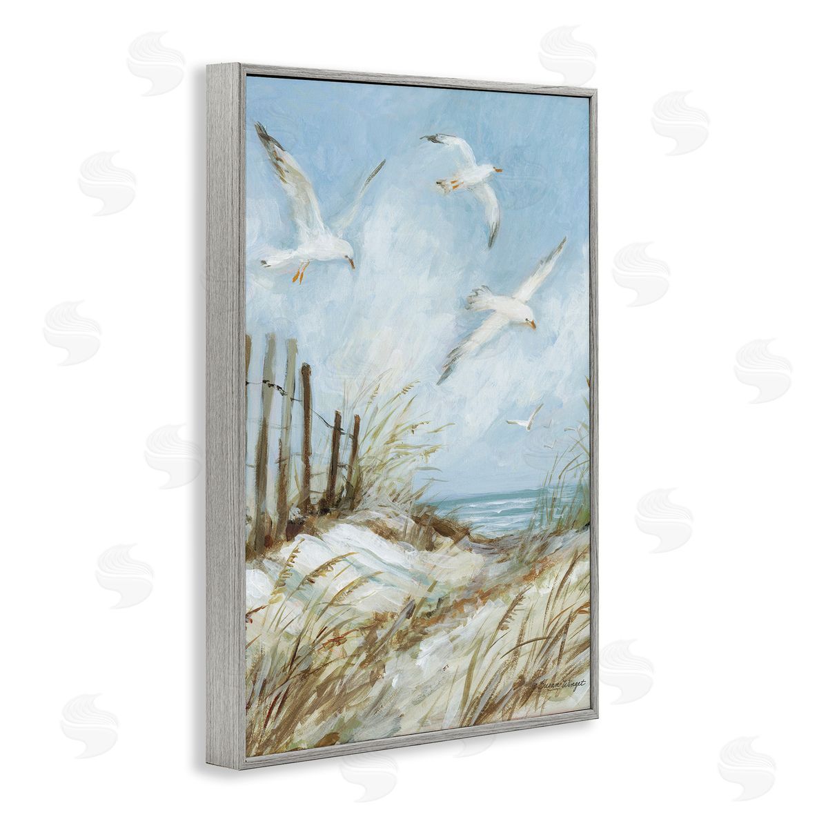 Susan Winget | Beach Path With Seagulls