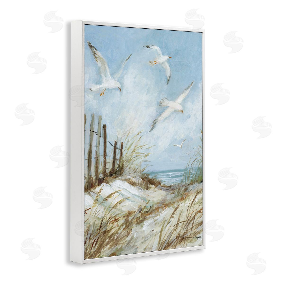 Susan Winget | Beach Path With Seagulls