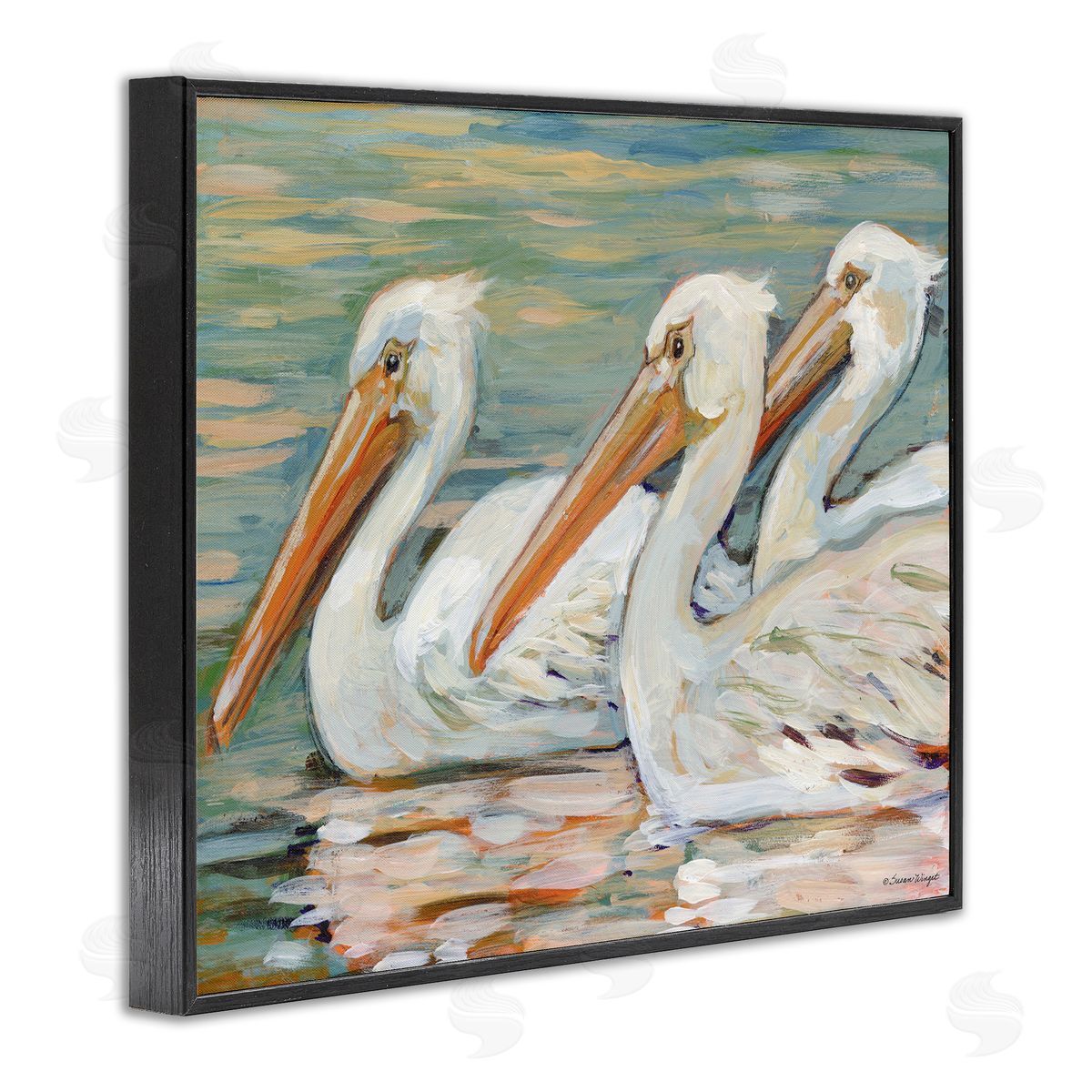 Susan Winget | Pelican Trio Pond Reflection