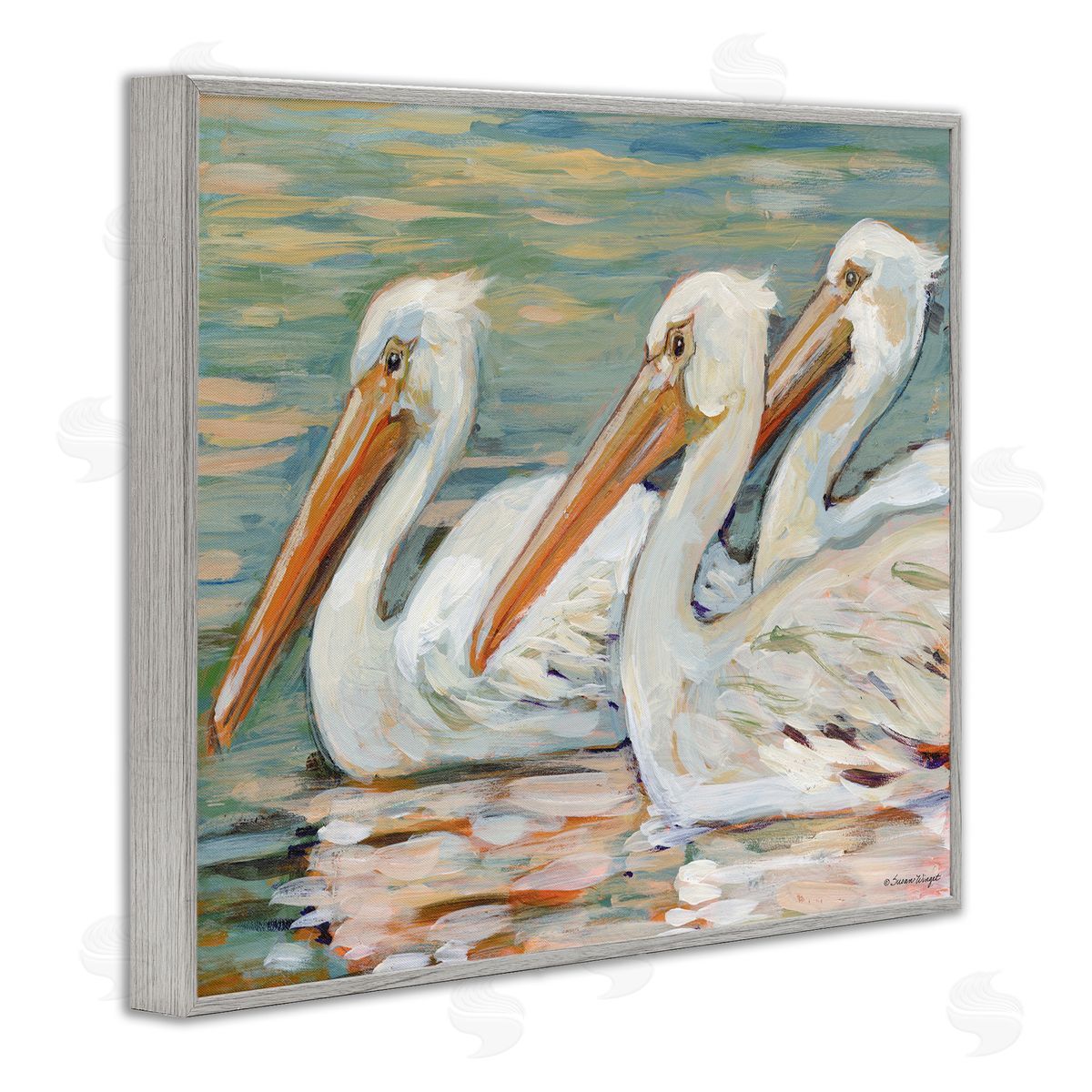 Susan Winget | Pelican Trio Pond Reflection