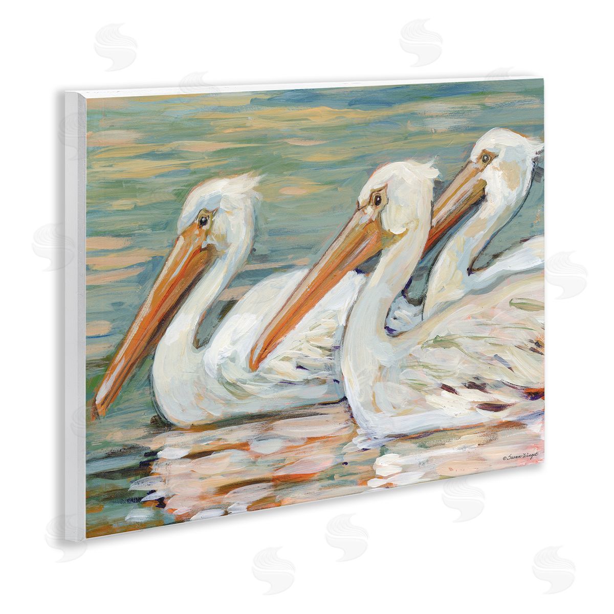 Susan Winget | Pelican Trio Pond Reflection