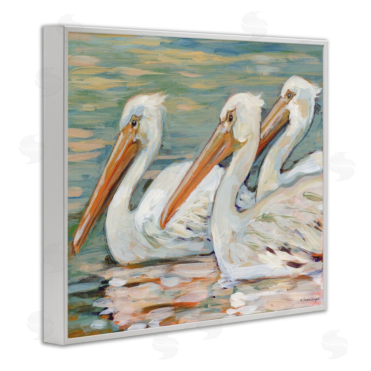 Susan Winget | Pelican Trio Pond Reflection