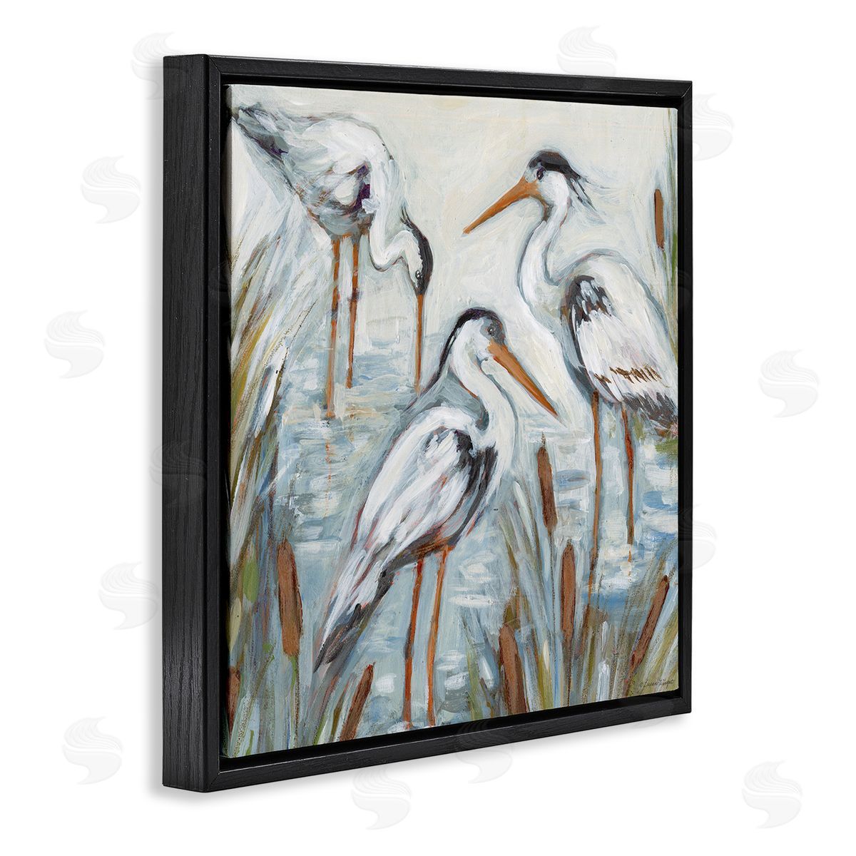 Susan Winget | Three Herons In Water