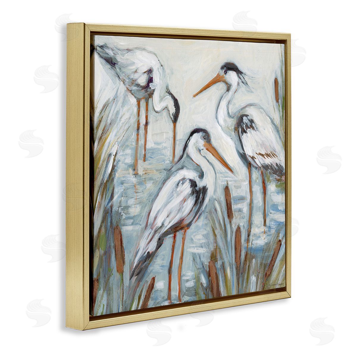 Susan Winget | Three Herons In Water