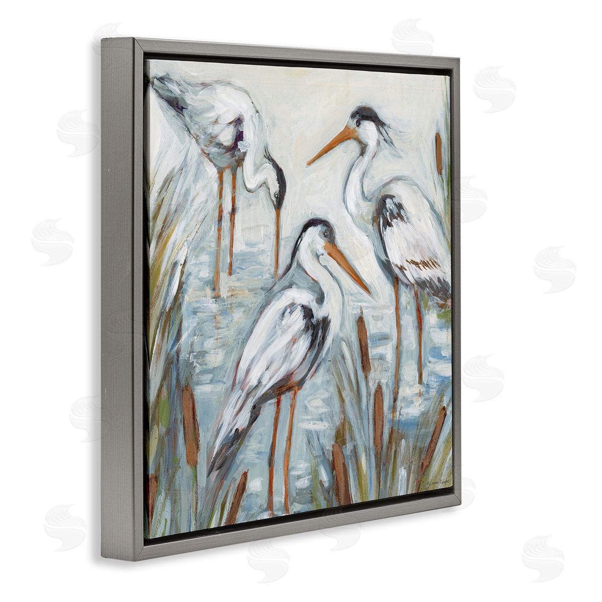Susan Winget | Three Herons In Water