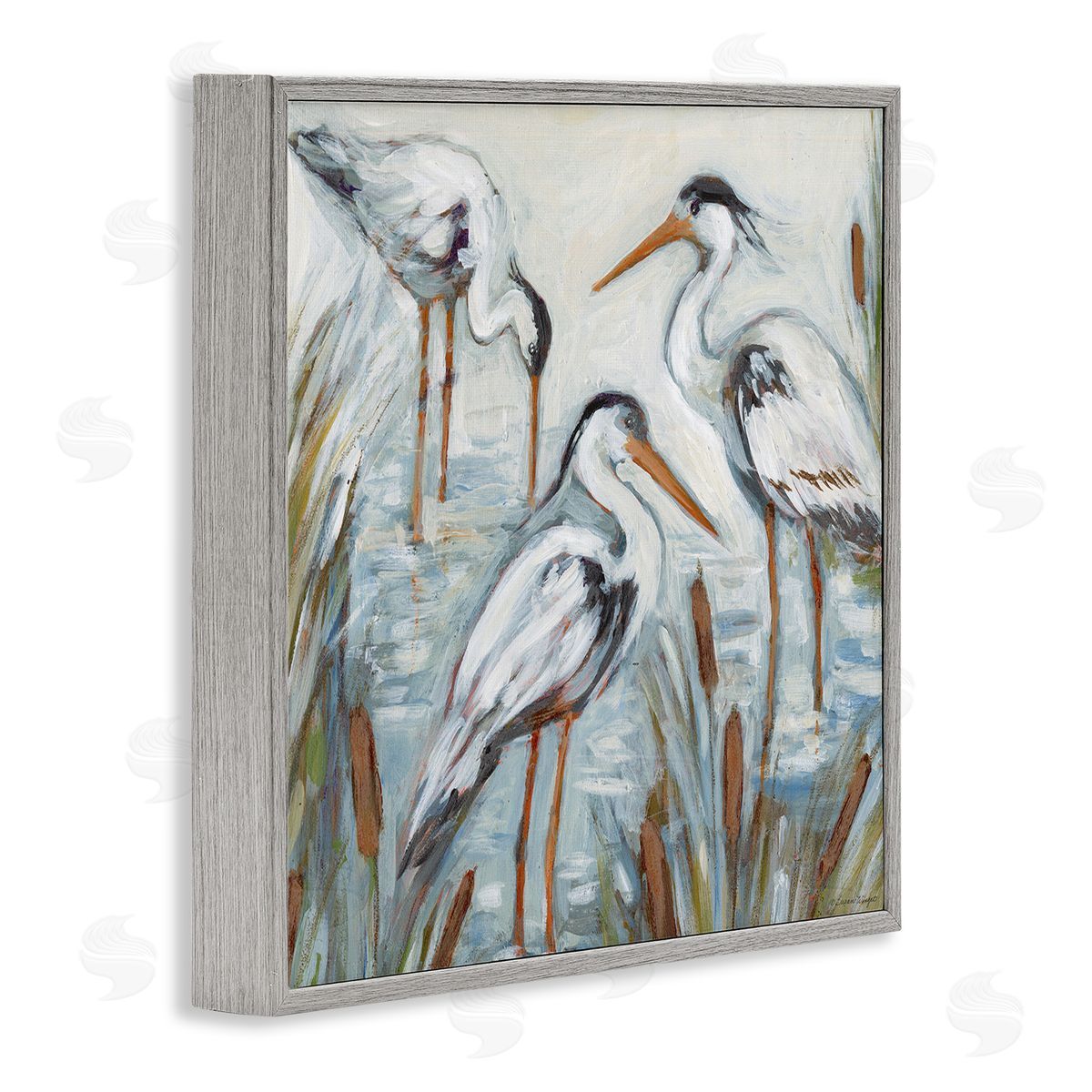 Susan Winget | Three Herons In Water