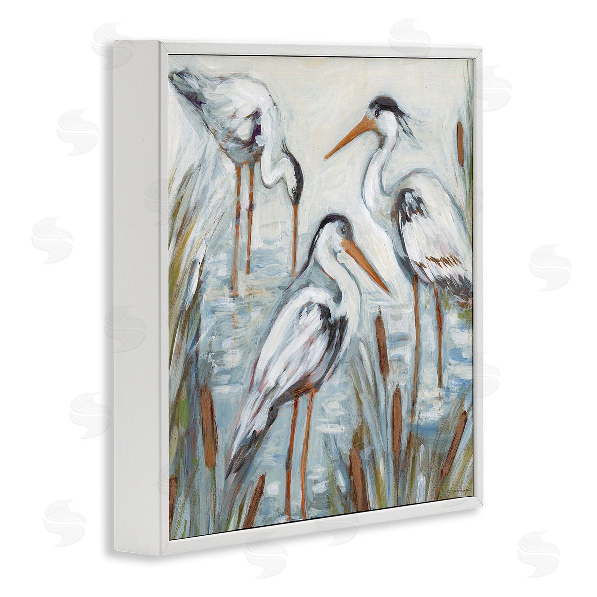 Susan Winget | Three Herons In Water