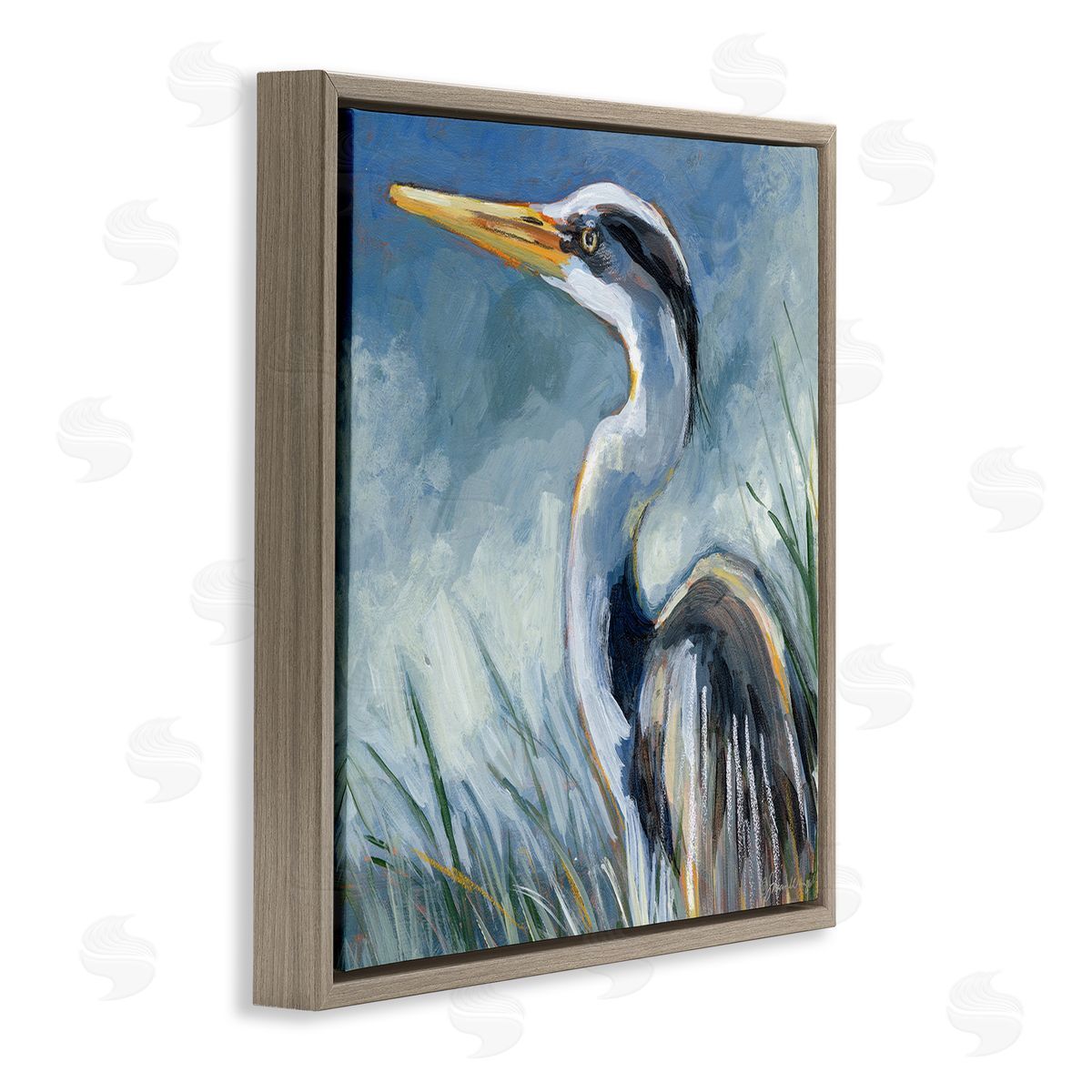 Susan Winget | Heron Gazing with Grasses