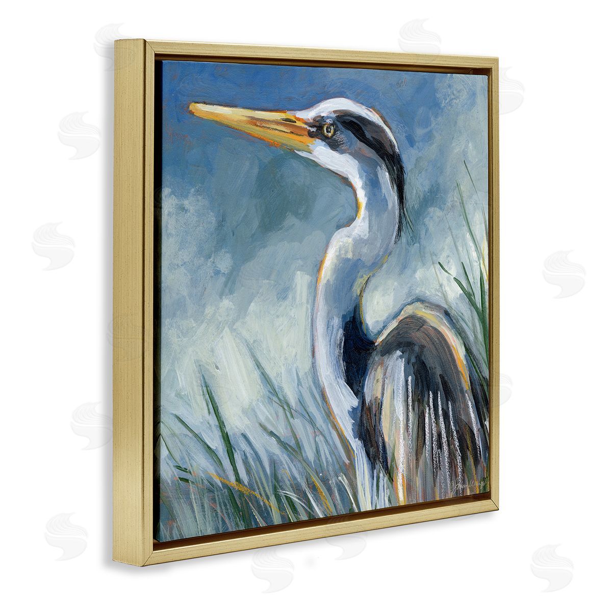 Susan Winget | Heron Gazing with Grasses