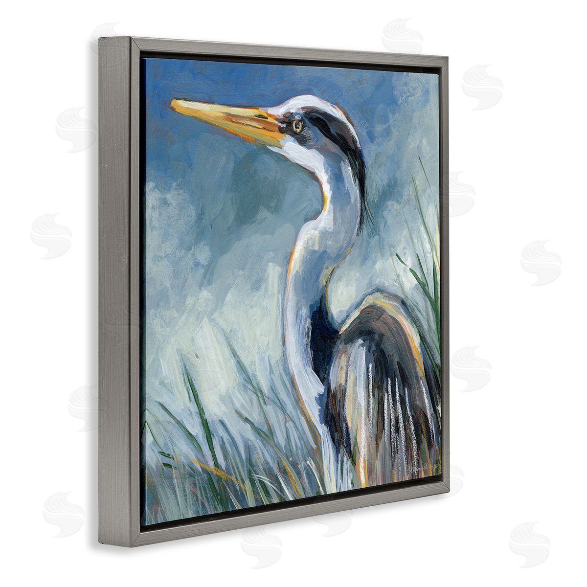 Susan Winget | Heron Gazing with Grasses