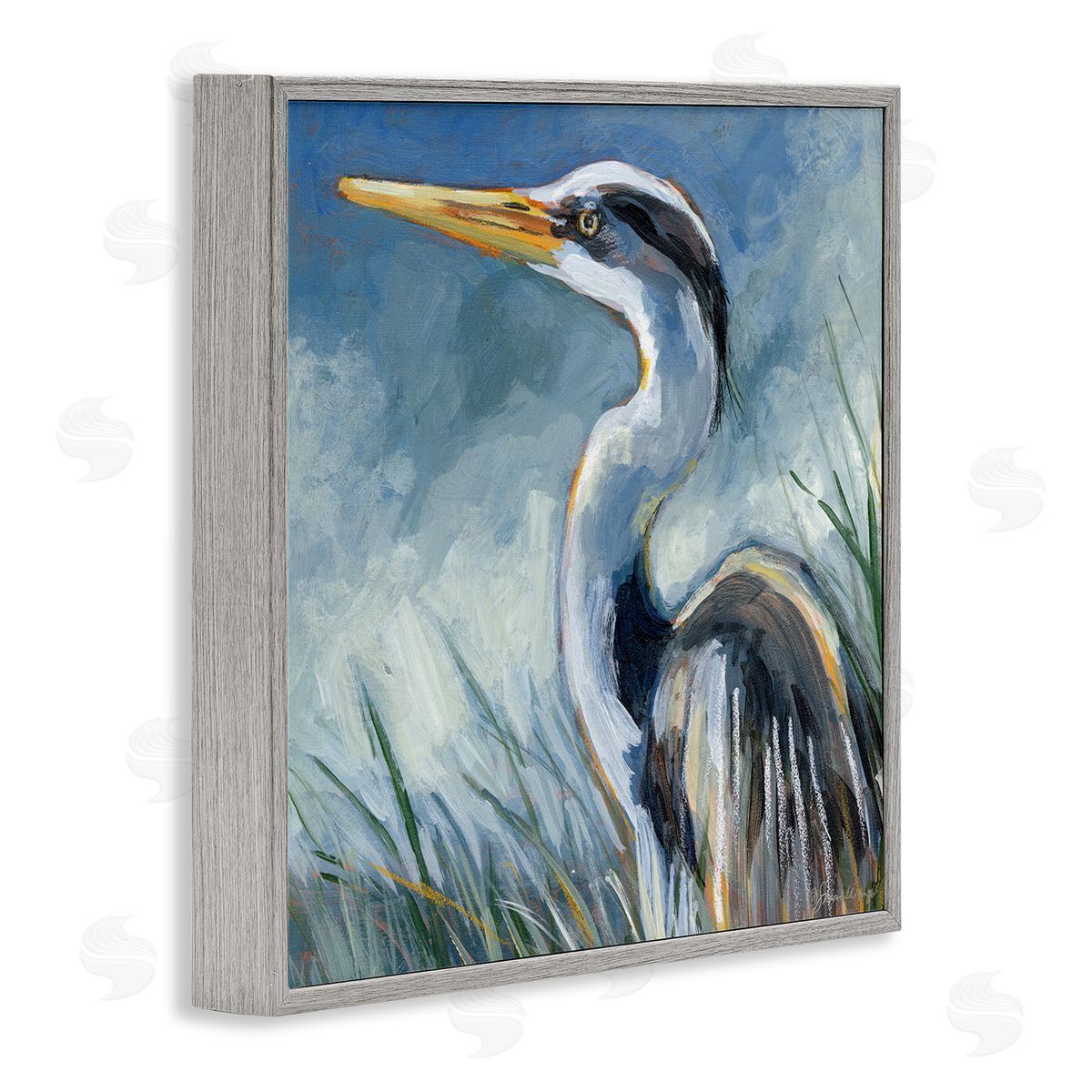 Susan Winget | Heron Gazing with Grasses