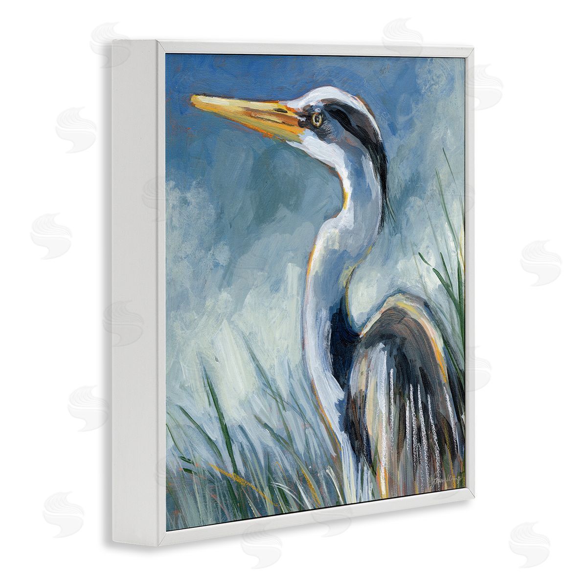 Susan Winget | Heron Gazing with Grasses