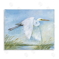 Susan Winget | White Egret Flying