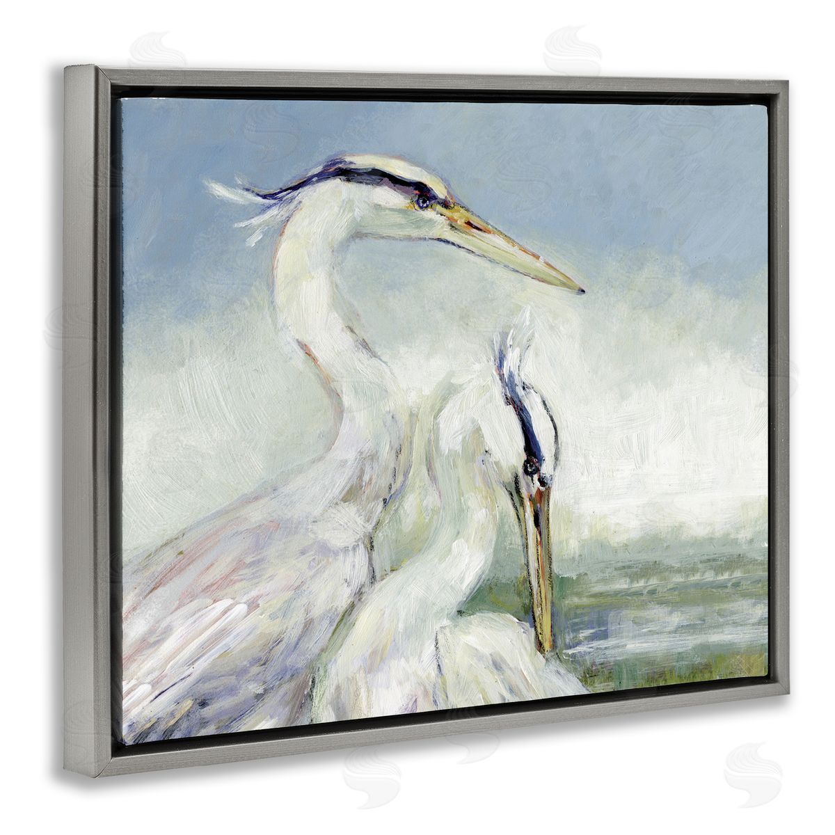 Susan Winget | Scenic Beach with Two Egrets