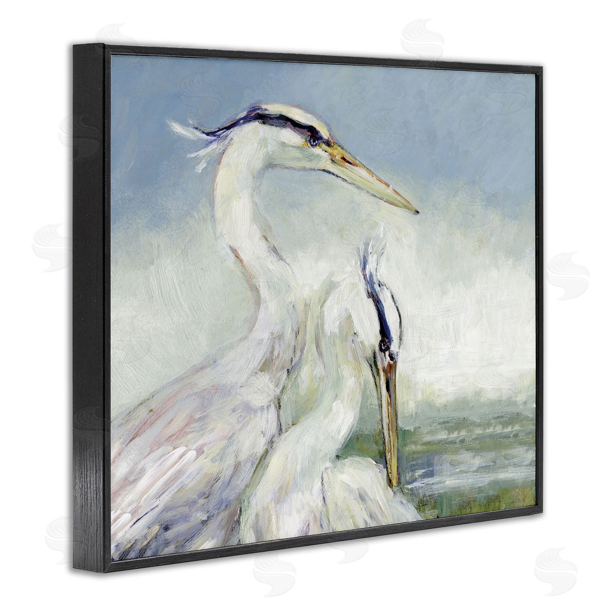 Susan Winget | Scenic Beach with Two Egrets