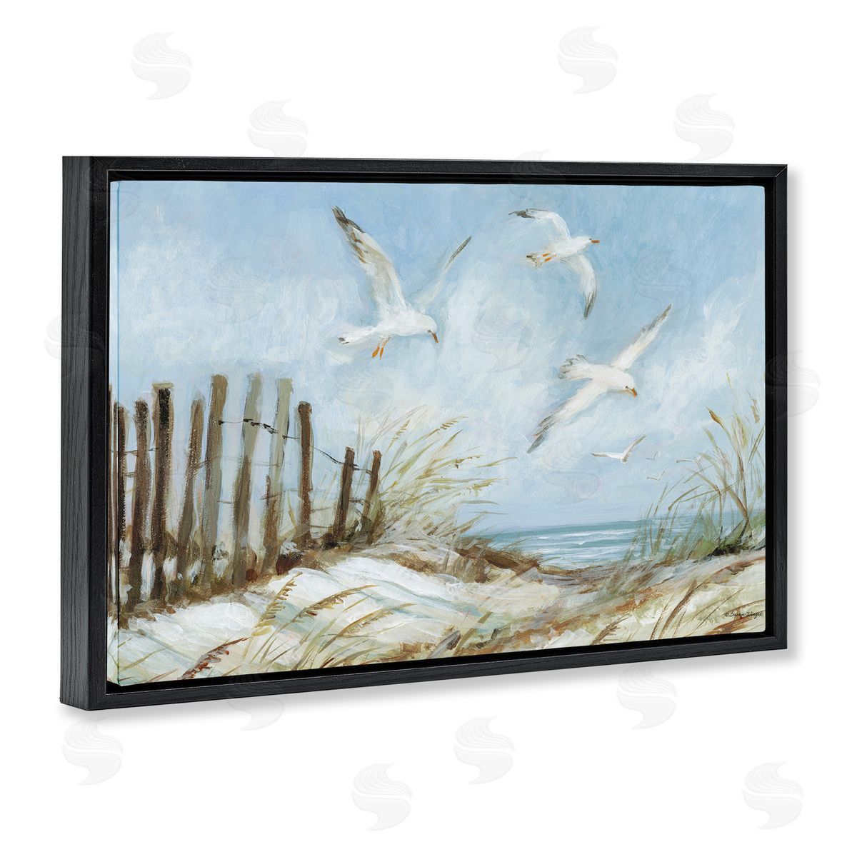 Susan Winget | Seagulls Over Beach Path