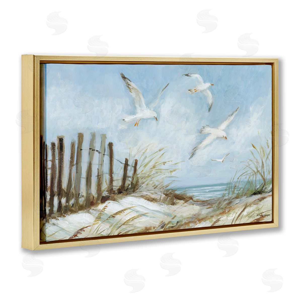 Susan Winget | Seagulls Over Beach Path
