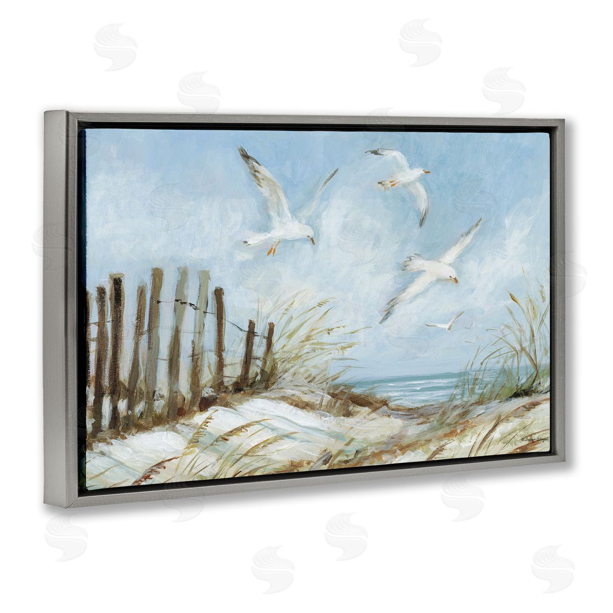 Susan Winget | Seagulls Over Beach Path