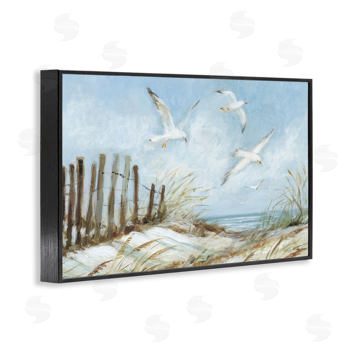 Susan Winget | Seagulls Over Beach Path