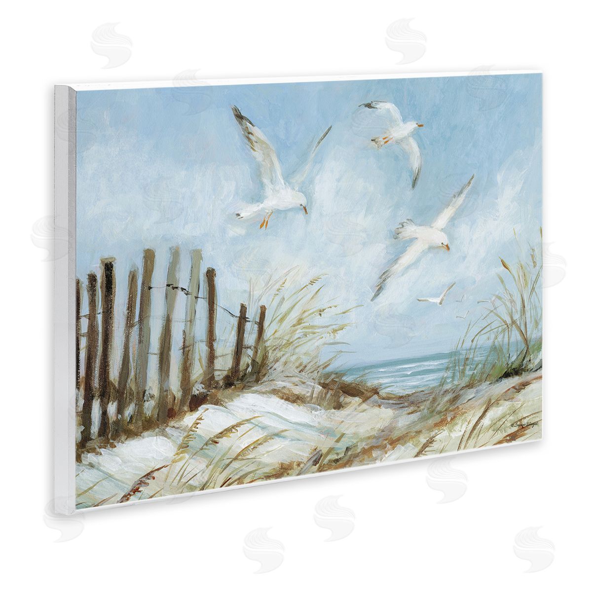 Susan Winget | Seagulls Over Beach Path
