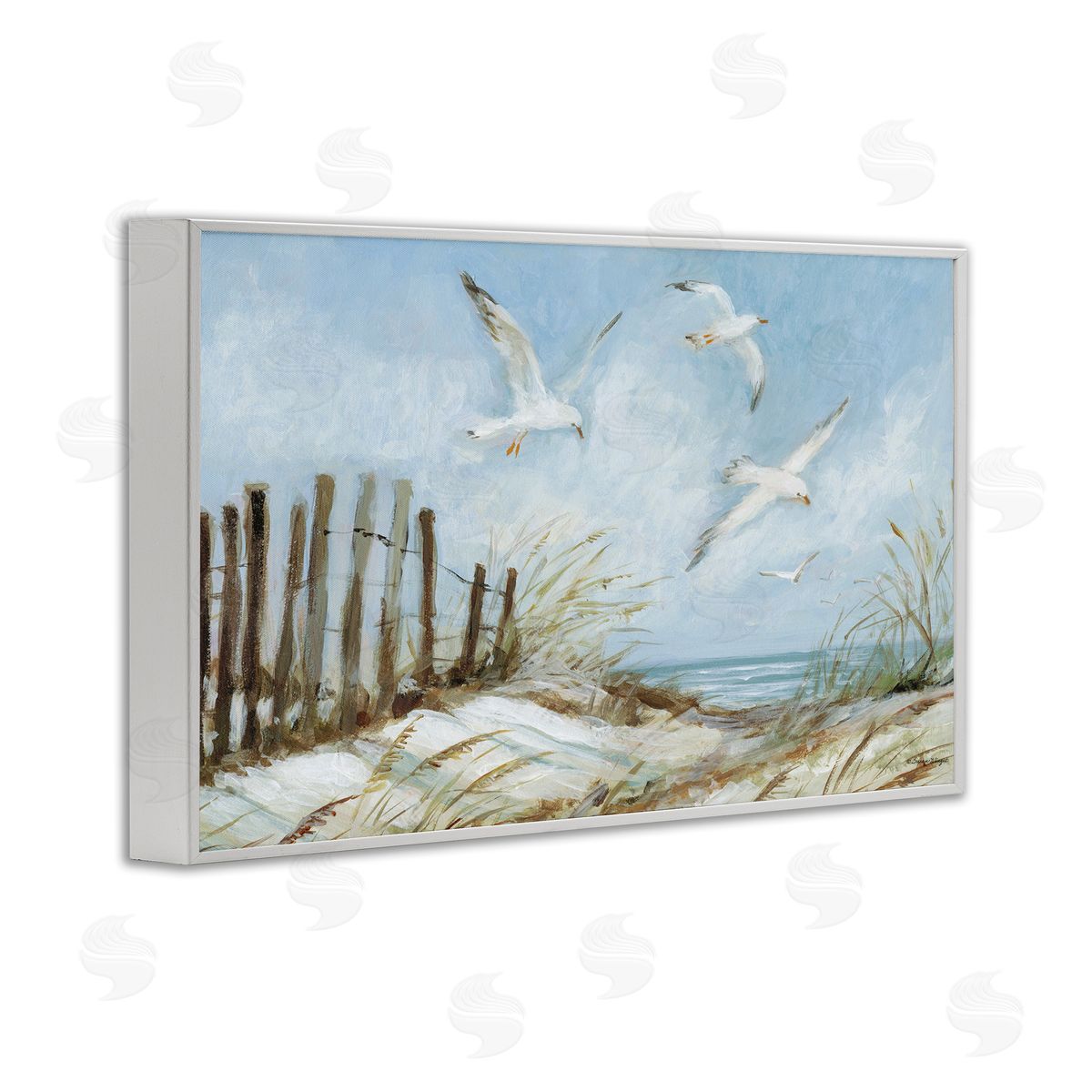 Susan Winget | Seagulls Over Beach Path